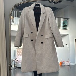 Beige Wool Coat